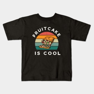 Retro Fruitcake is Cool Funny Christmas Kids T-Shirt